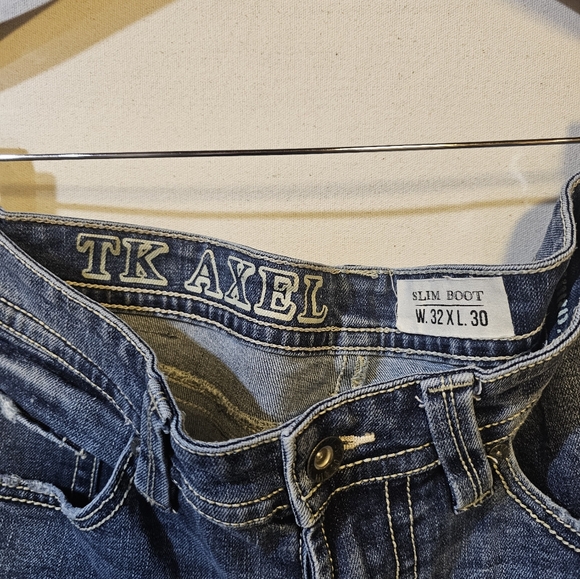 TK Axel Men's Blue Jeans - Picture 2 of 9